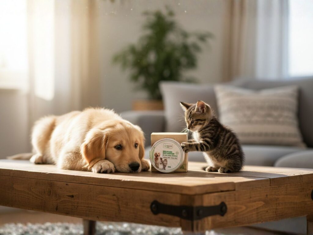 CBD para animais em produtos para cães e gatos