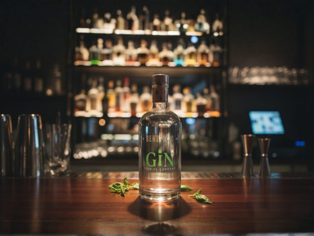 comestíveis de CBD em bebidas