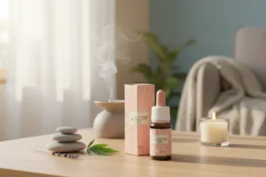 Óleo de CBD 20% Doctor CBD em ambiente de bem-estar