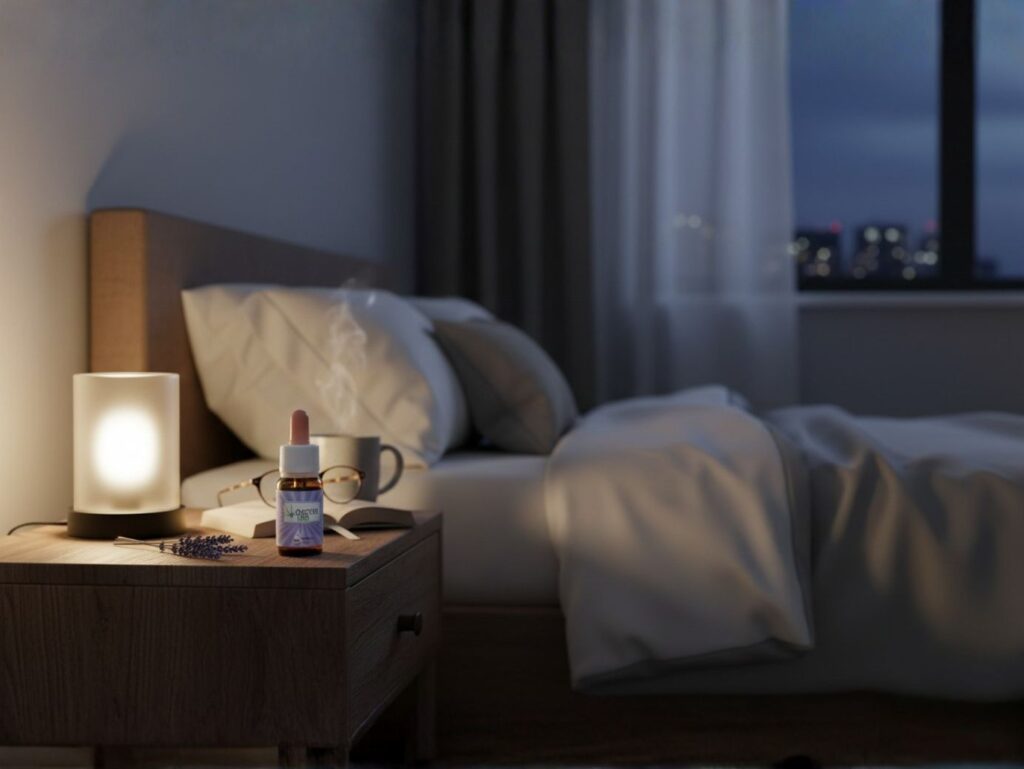 Óleo de CBD a 30% para rotina noturna