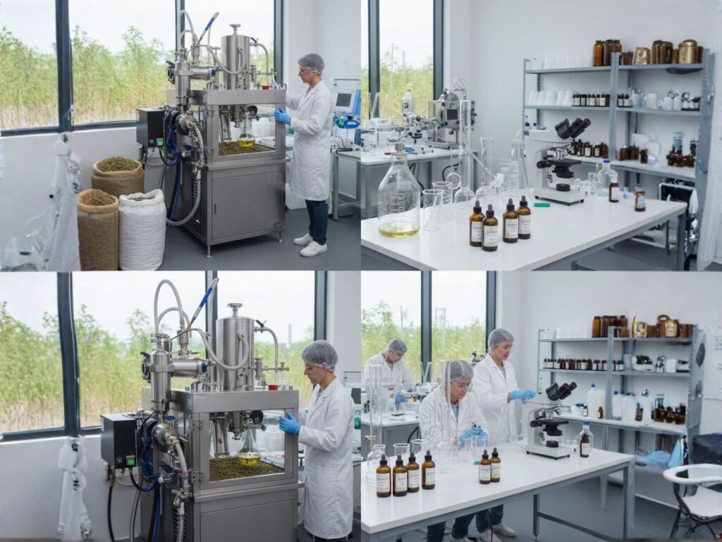 Óleo de CBD: composição, concentrações e critérios de qualidade 2 Processo de produção e análise de óleo de CBD em ambiente laboratorial